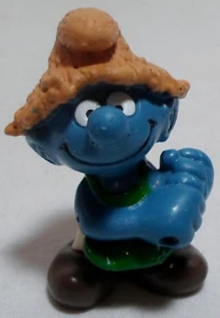 Smurf Schleich tuinman 1983
Dit is een Schleich, Ophalen of Verzenden, Zo goed als nieuw
