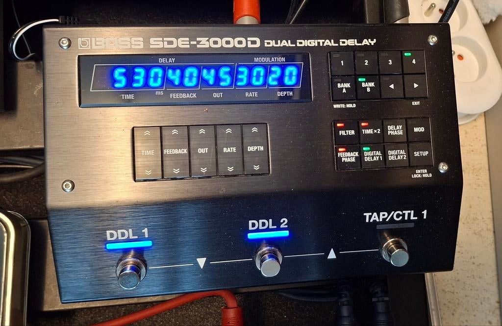 Boss SDE 3000 dual delay, Musique & Instruments, Enlèvement ou Envoi, Comme neuf
