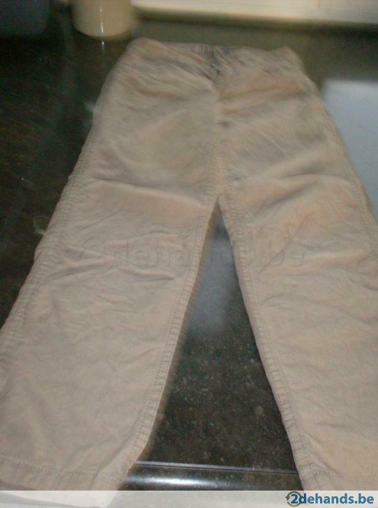 Beige broek, maat 122, Utilisé, Garçon, Pantalon