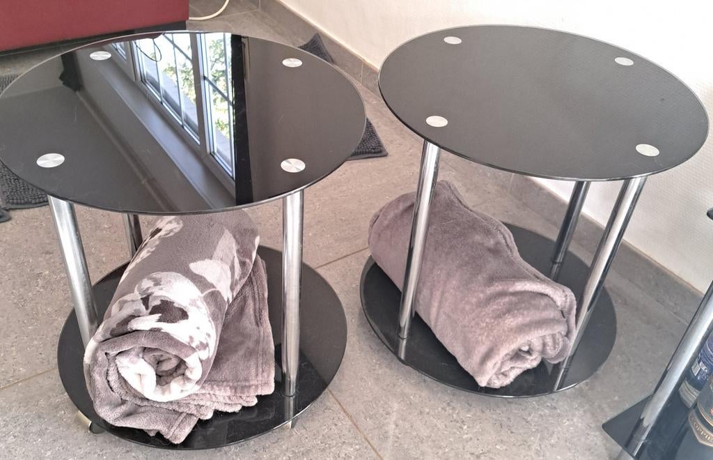 Bijzettafel  2st, Huis en Inrichting, Ophalen, Zo goed als nieuw