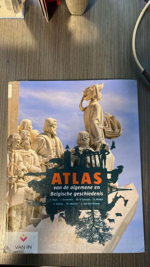 Atlas van de algemene en Belgische geschiedenis, Enlèvement ou Envoi, Utilisé, Histoire, Van In