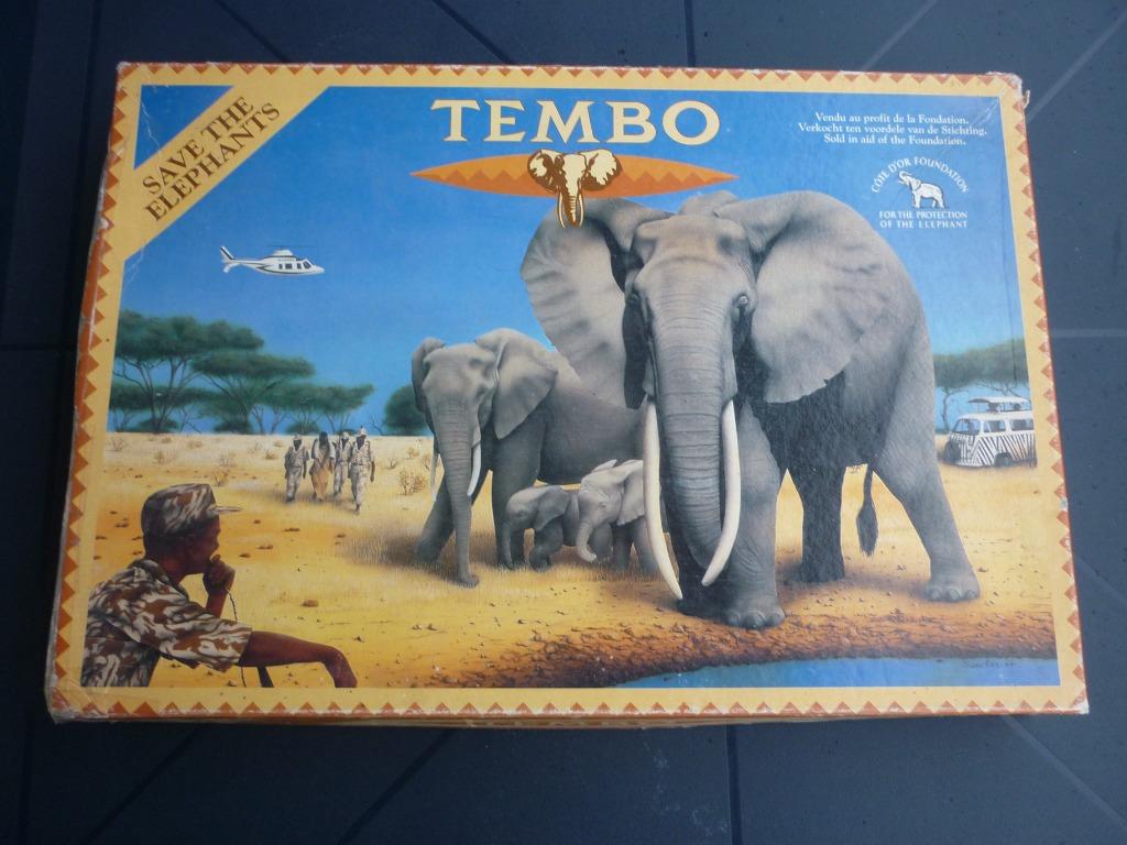 Jeu de société - Tembo Incomplet, Trois ou quatre joueurs, Enlèvement ou Envoi, Utilisé