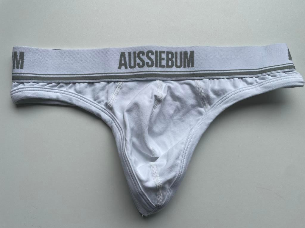 Aussiebum Thong Nieuw, Kleding | Heren, Verzenden, Wit, Aussiebum, Slip