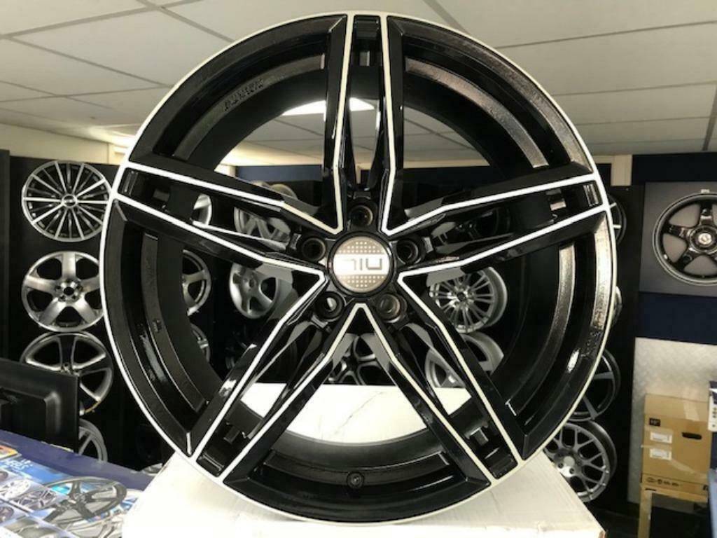 IN STOCK: NIEUWE set 19 inch 5x112 zwart polish sport wielen, Ophalen of Verzenden, Nieuw, BMW