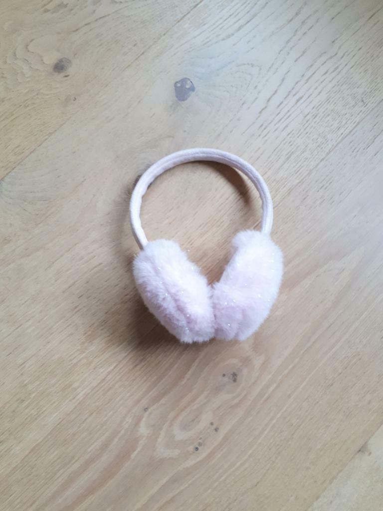 Cache-oreilles - rose pailleté 3 à 5 ans, C&A, 104 ou plus petit, Enlèvement ou Envoi, Utilisé