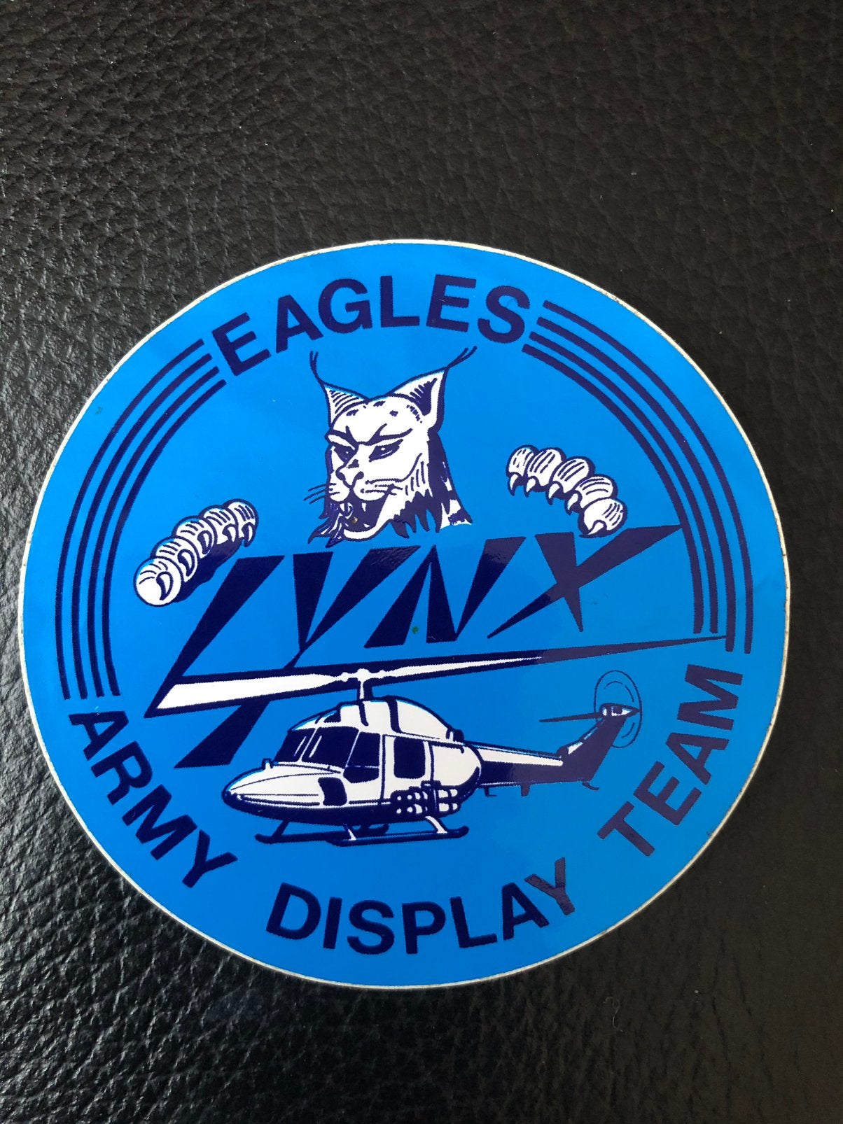 LYNX sticker: army display team Eagles (helicopter), Verzamelen, Luchtvaart en Vliegtuigspotten, Ophalen of Verzenden, Nieuw, Overige typen