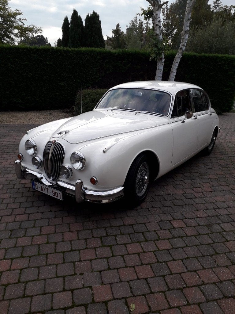 Jaguar MK2 3.8 automatic, Auto's, Oldtimers, Automaat, 4 deurs, Achterwielaandrijving, Wit
