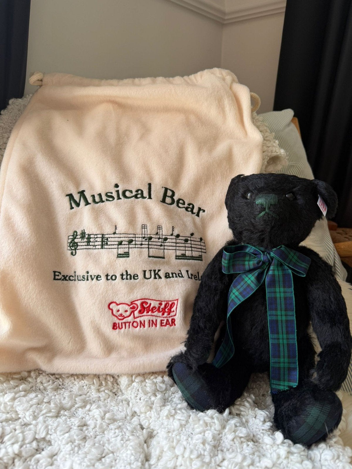 Steiff Musical Bear, werkend muziek mechanisme, Ophalen of Verzenden, Steiff