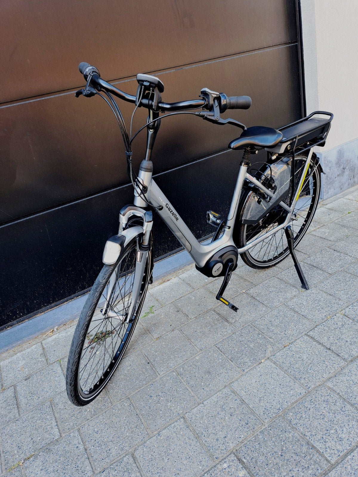 elektrische fiets middenmotor, Fietsen en Brommers, Elektrische fietsen, Ophalen, Zo goed als nieuw, 50 km per accu of meer, Gazelle