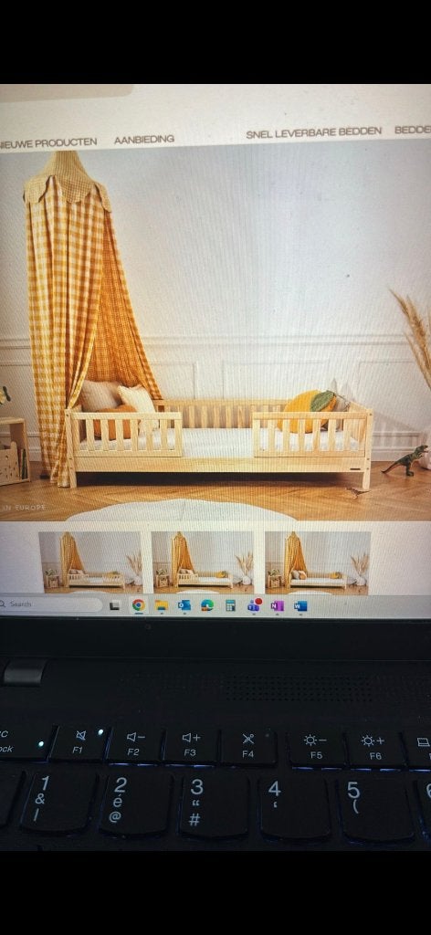 Kinderbed, Enfants & Bébés, 85 à 100 cm, Sommier à lattes, Enlèvement, 180 cm ou plus