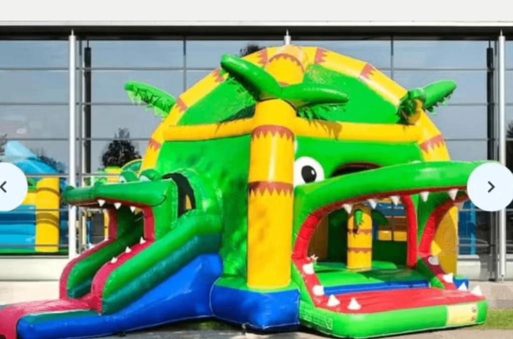 multifun Super Krokodil Springkasteel, Enlèvement, Utilisé
