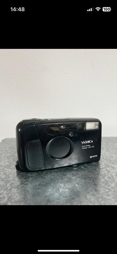 Yashica T4 point & shoot camera - voor onderdelen, TV, Hi-fi & Vidéo, Appareils photo analogiques, Enlèvement ou Envoi, Ne fonctionne pas