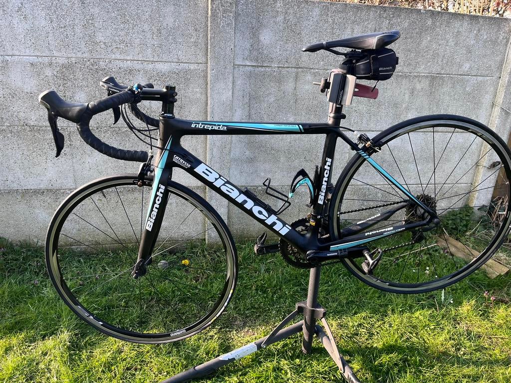 Bianchi Intrepida – maat 50 – full carbon – Shimano 105, Fietsen en Brommers, Fietsen | Racefietsen, Gebruikt, Carbon, 49 tot 53 cm