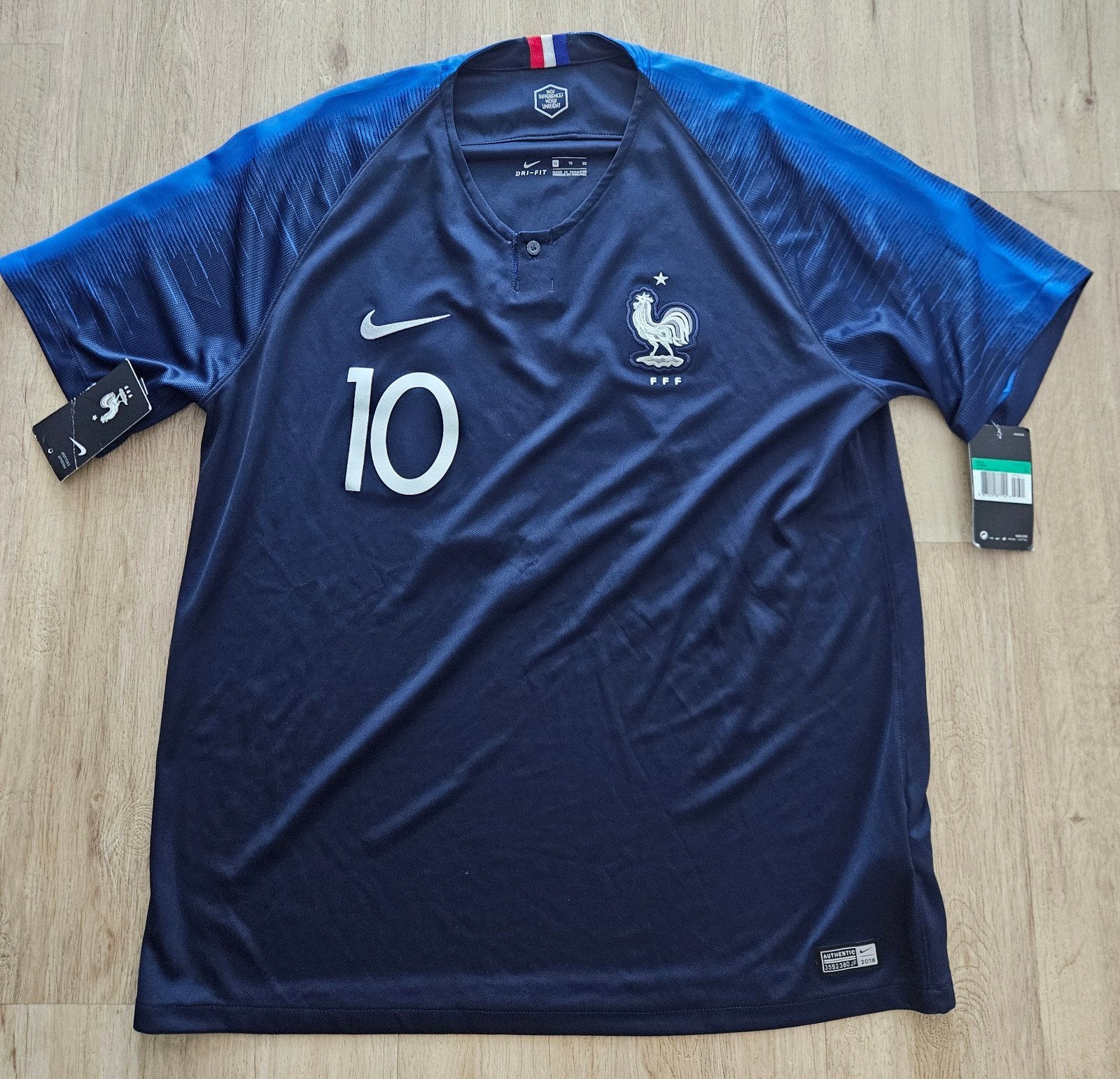 Frankrijk voetbalshirt WK 2018 Mbappe, Ophalen of Verzenden, Shirt