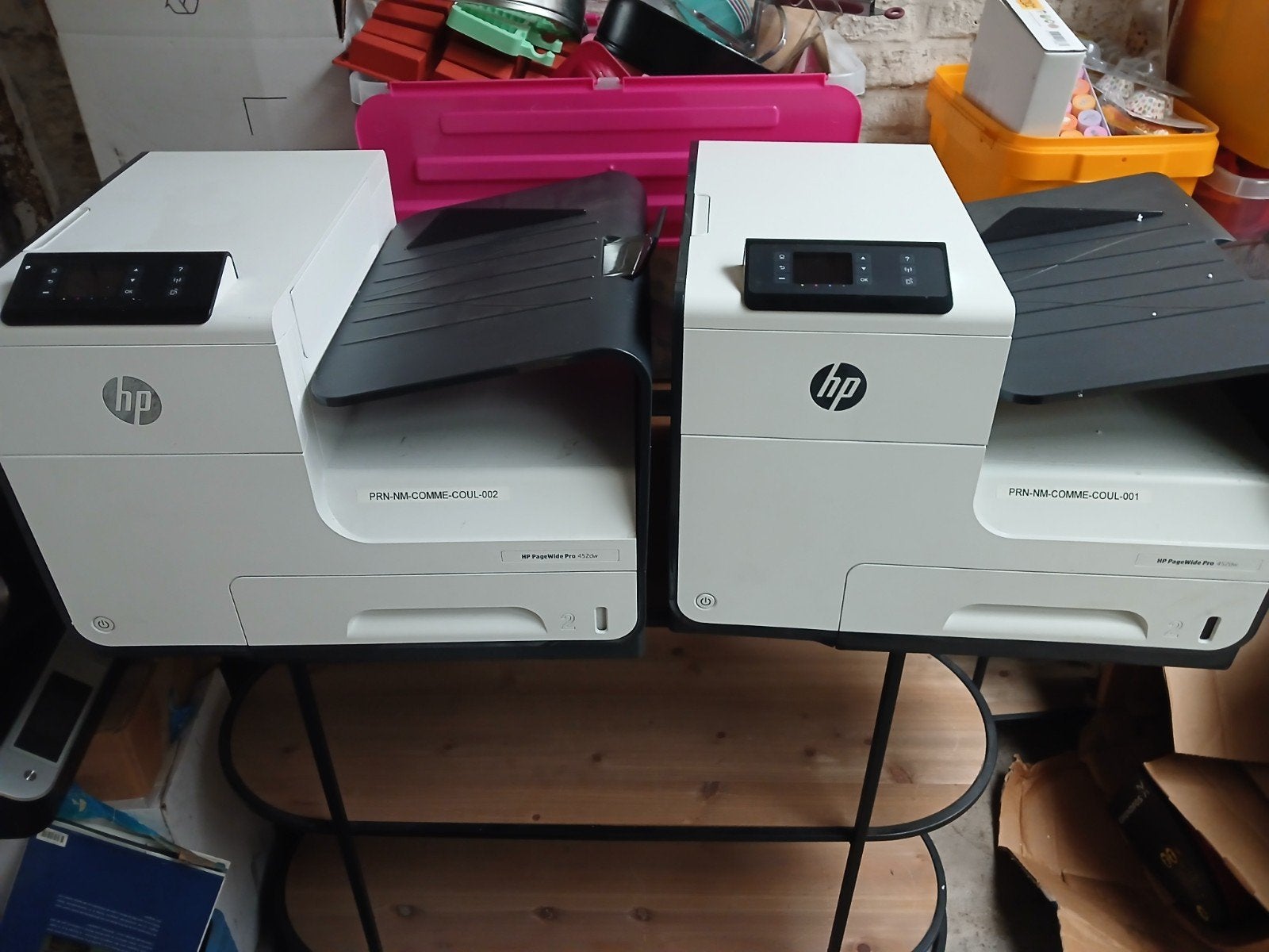 2 imprinantes hp, Enlèvement