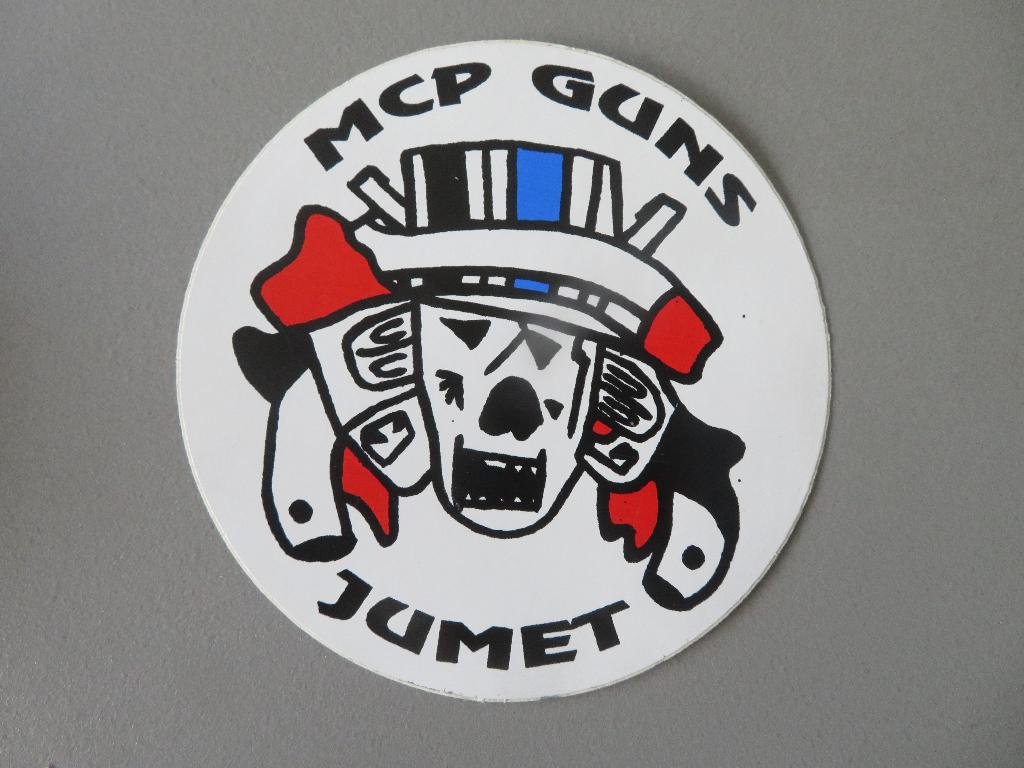 sticker MCP Guns Motorclub in Jumet, Ophalen of Verzenden, Zo goed als nieuw, Auto of Motor