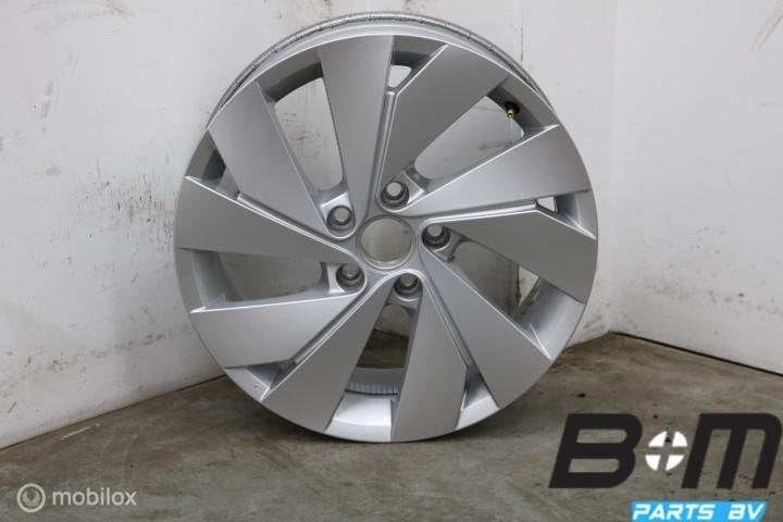ORIGINEEL! 1 losse 17 inch Belmont velg VW Golf 8 5H0601025B, Utilisé, Jante(s)