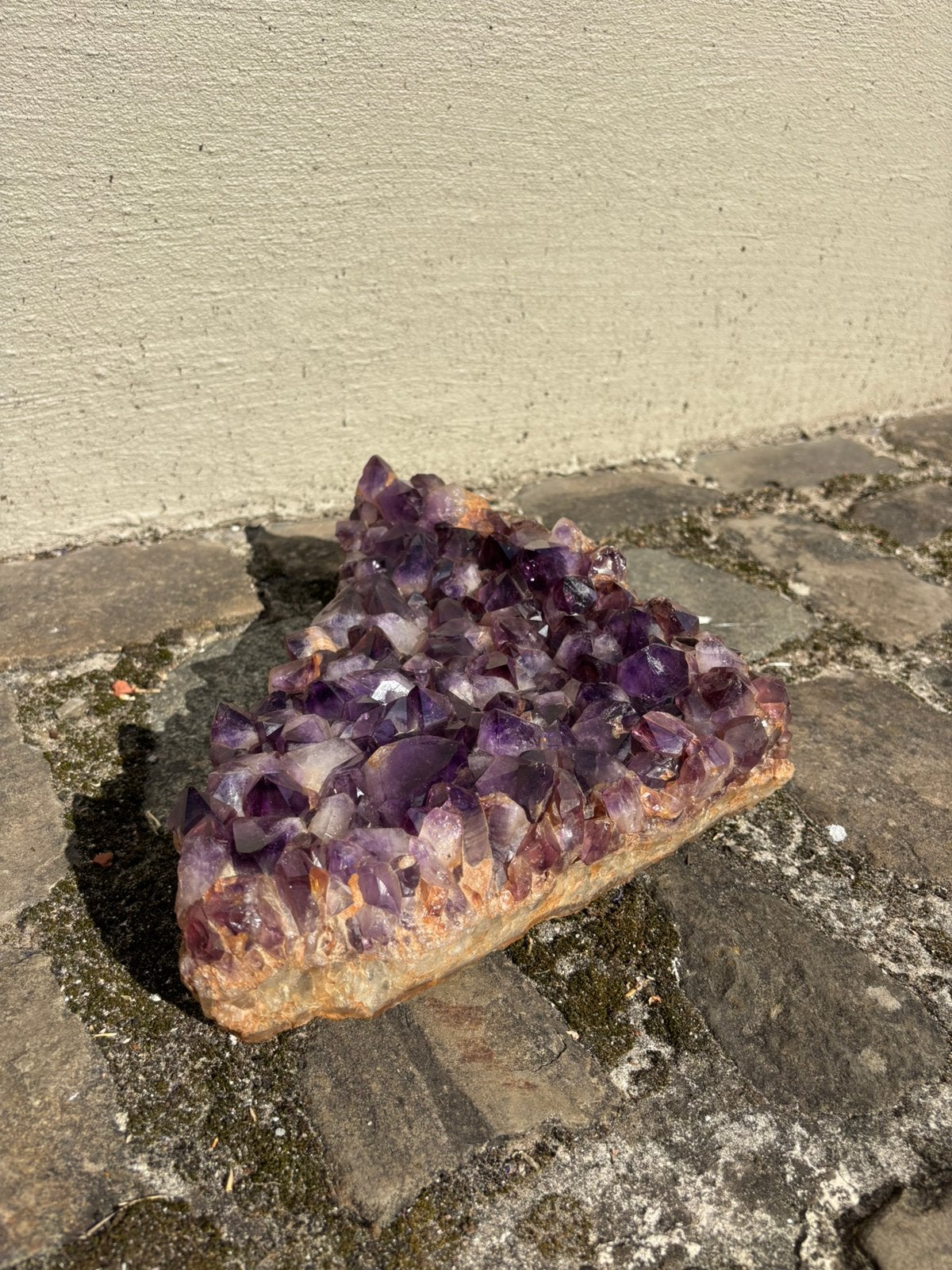 Grande améthyste violette (25 cm x 30 cm), Enlèvement ou Envoi, Minéral