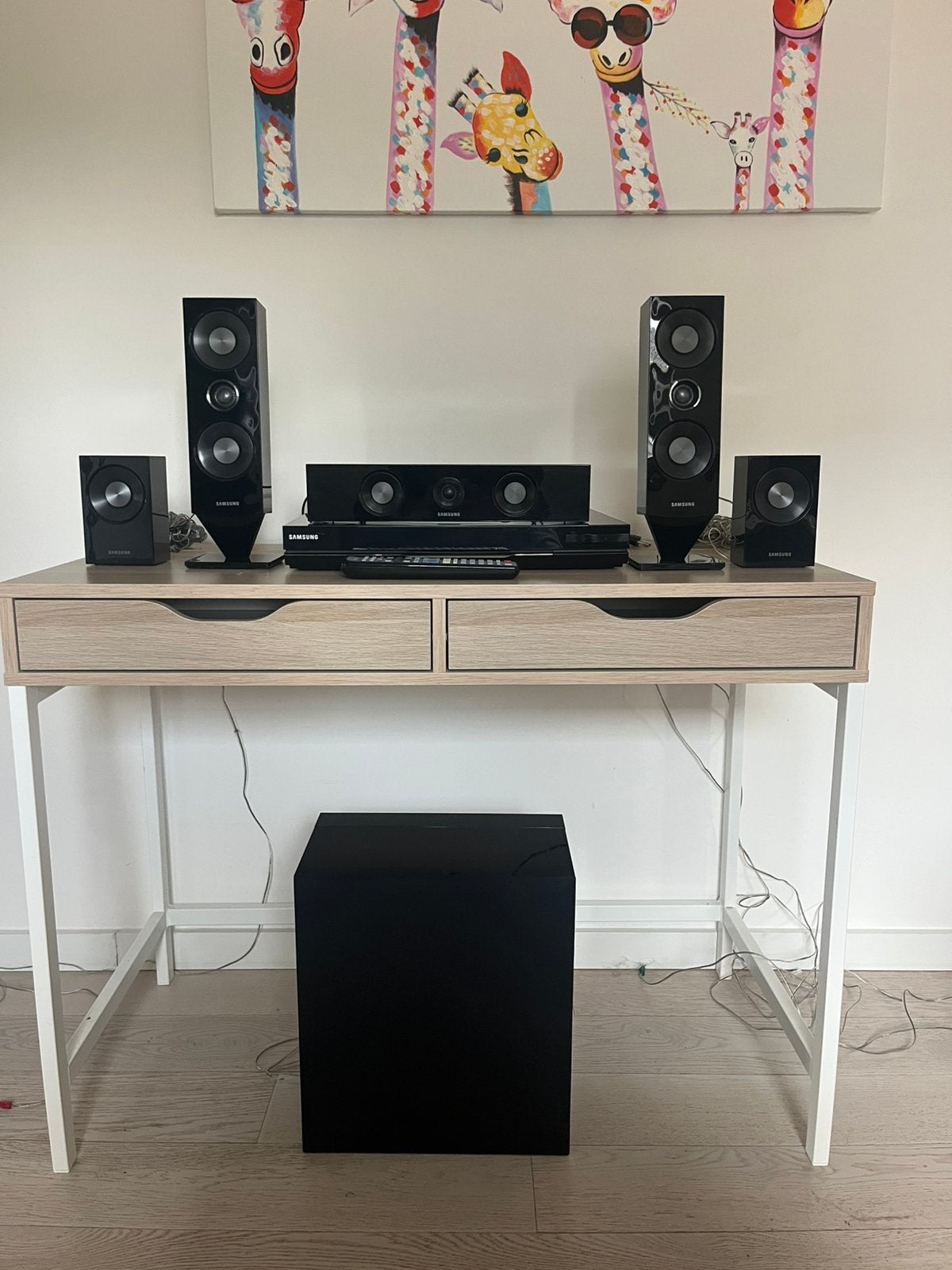 Samsung HT-D6500 5.1 Blu-ray Home Cinema Systeem, Audio, Tv en Foto, Home Cinema-sets, Soundbar, Blu-ray-speler, 70 watt of meer