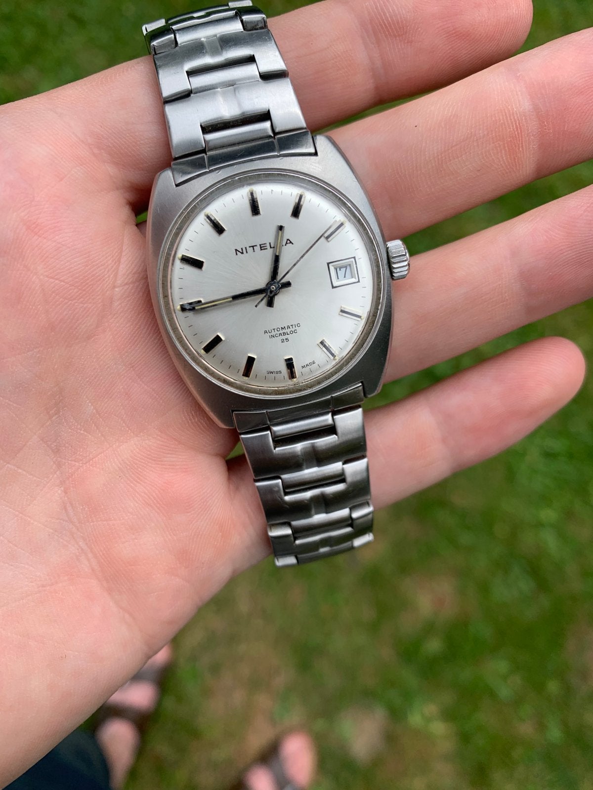 Montre vintage automatic, Enlèvement
