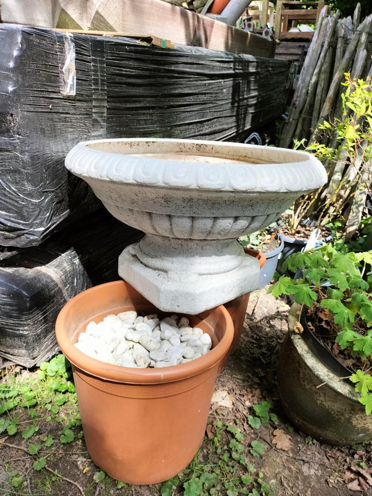 Grote tuinvaas bloempot, Ophalen, Kunststof