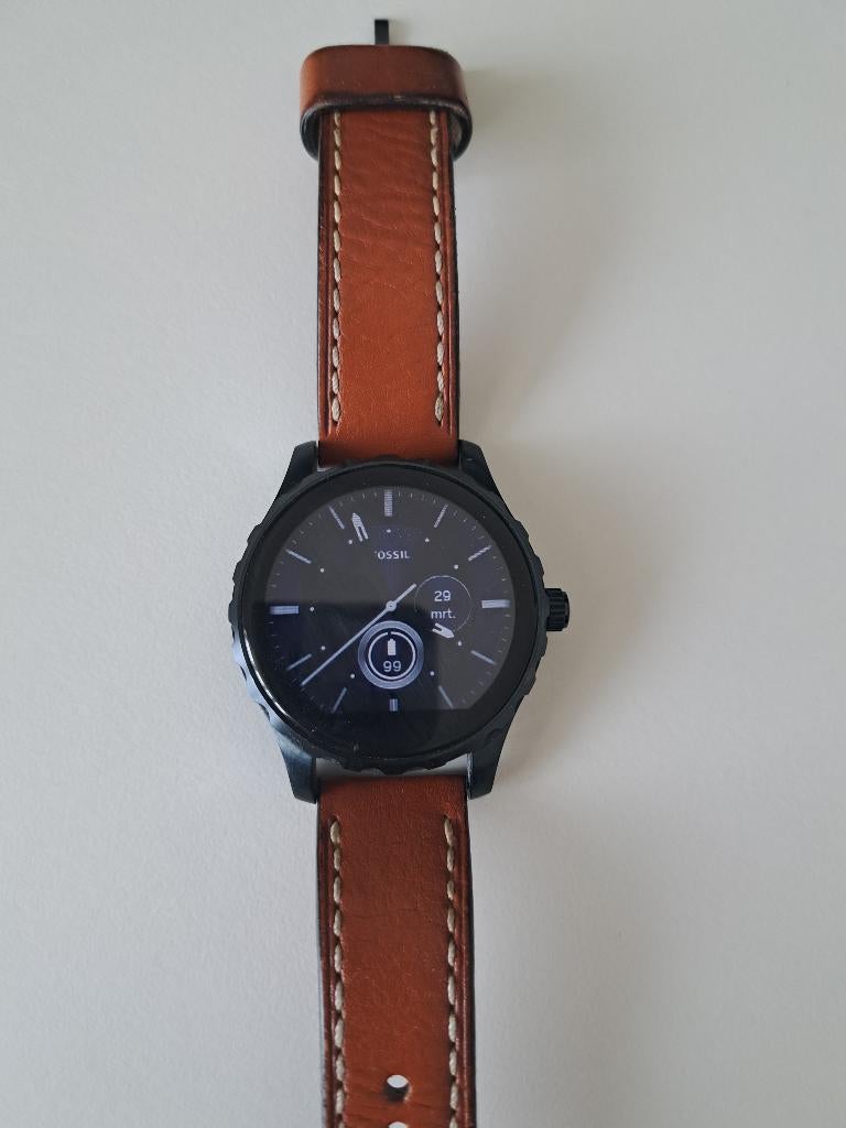 Fossil Q Marshal Android smartwatch, Overige merken, Overige materialen, Leer, Polshorloge