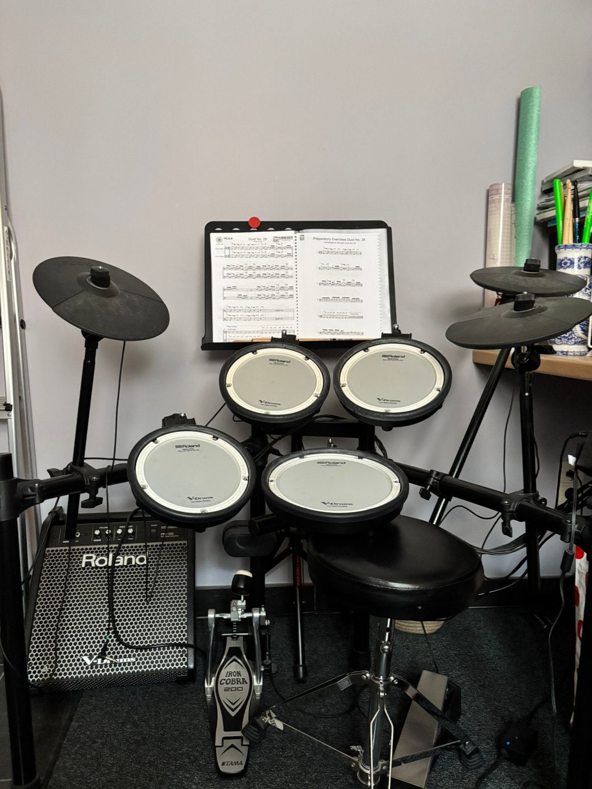 Roland v-drum td-1, Muziek en Instrumenten, Drumstellen en Slagwerk, Ophalen, Zo goed als nieuw, Roland