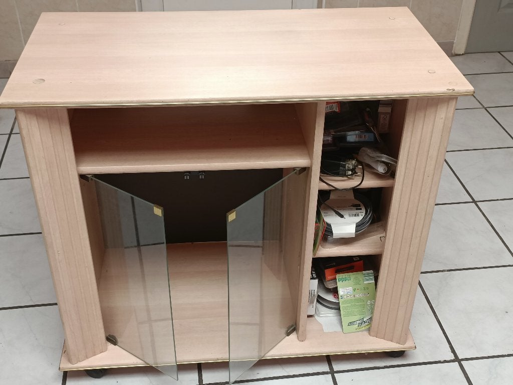 meuble TV ou bureau, Maison & Meubles, Pin, 70 à 120 cm, 70 à 120 cm, Enlèvement