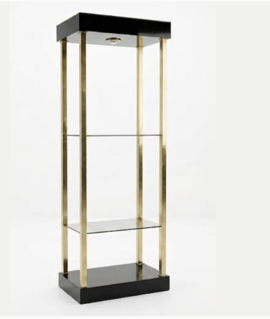 designobject Belgo Chrome, Antiek en Kunst, Kunst | Designobjecten, Glas, Zwart, Ophalen