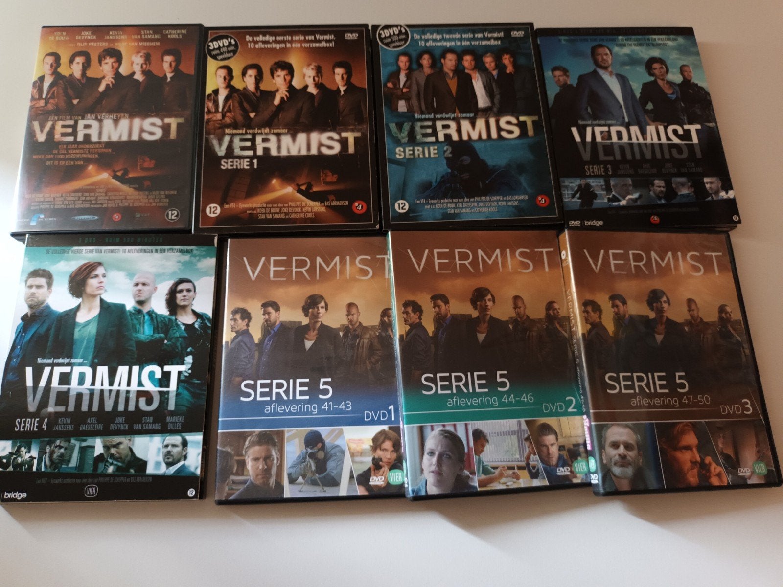dvd Vermist seizoen 1-5 + de film, Cd's en Dvd's, Ophalen of Verzenden, Seizoen 1