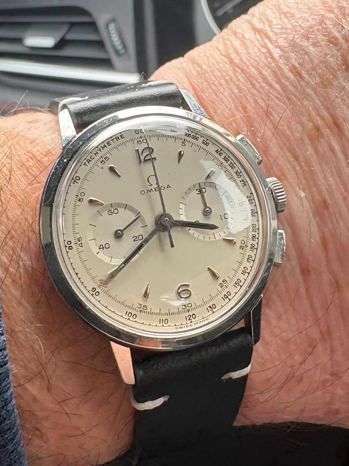 montre chronographe oméga cal 320, Enlèvement ou Envoi