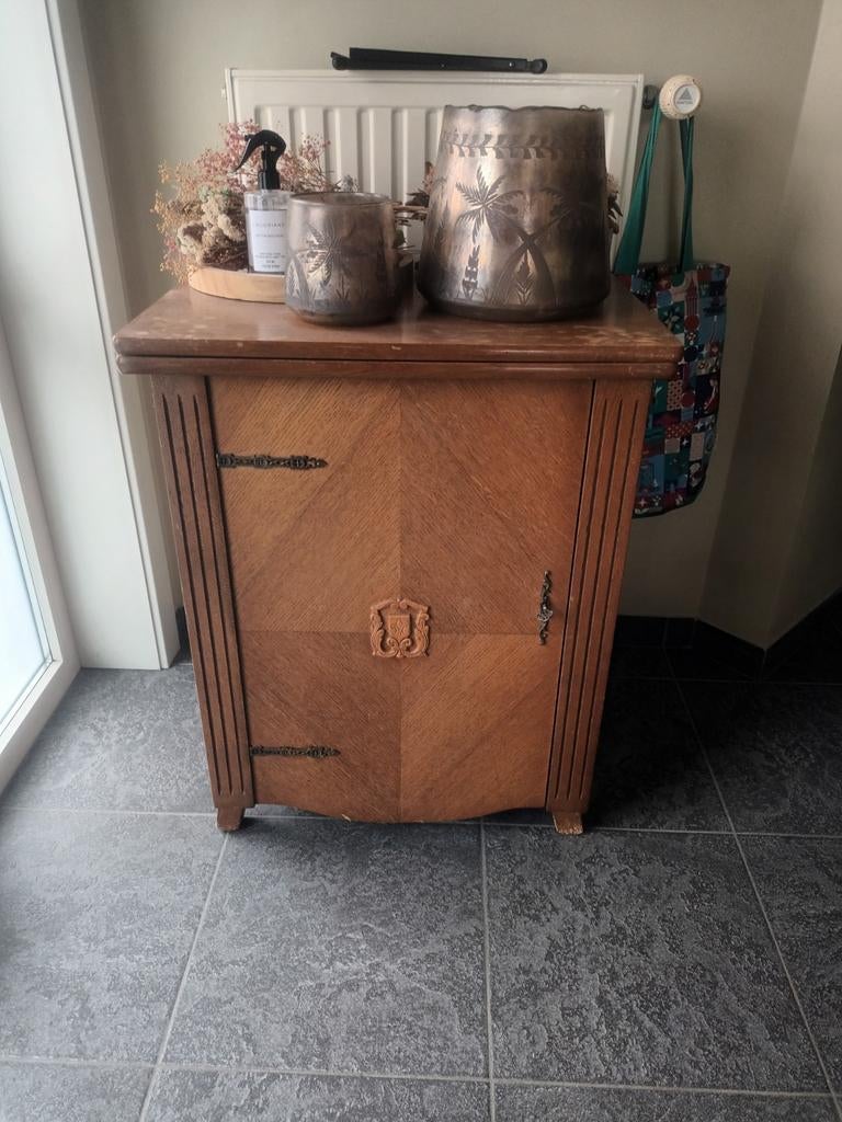 Kast met naaimachine, Antiek en Kunst, Ophalen