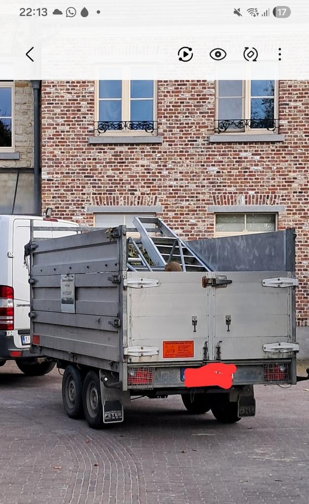 Aanhangwagen, Enlèvement ou Envoi