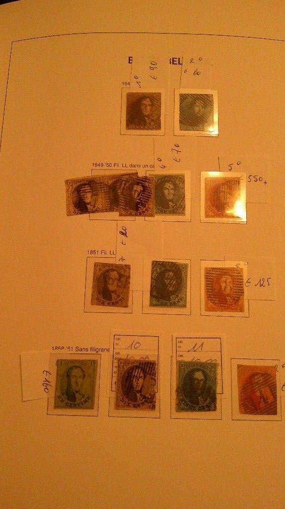 BELGISCHE POSTZEGELVERZAMELING, Ophalen