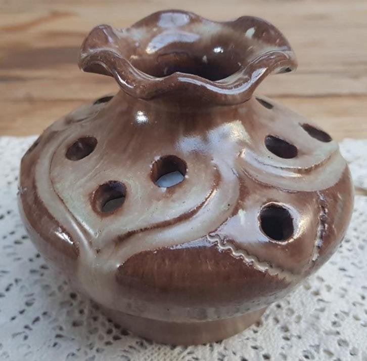 Franse potterie Pique Fleur, bloemensteker ,Meyssac, Correze, Enlèvement ou Envoi