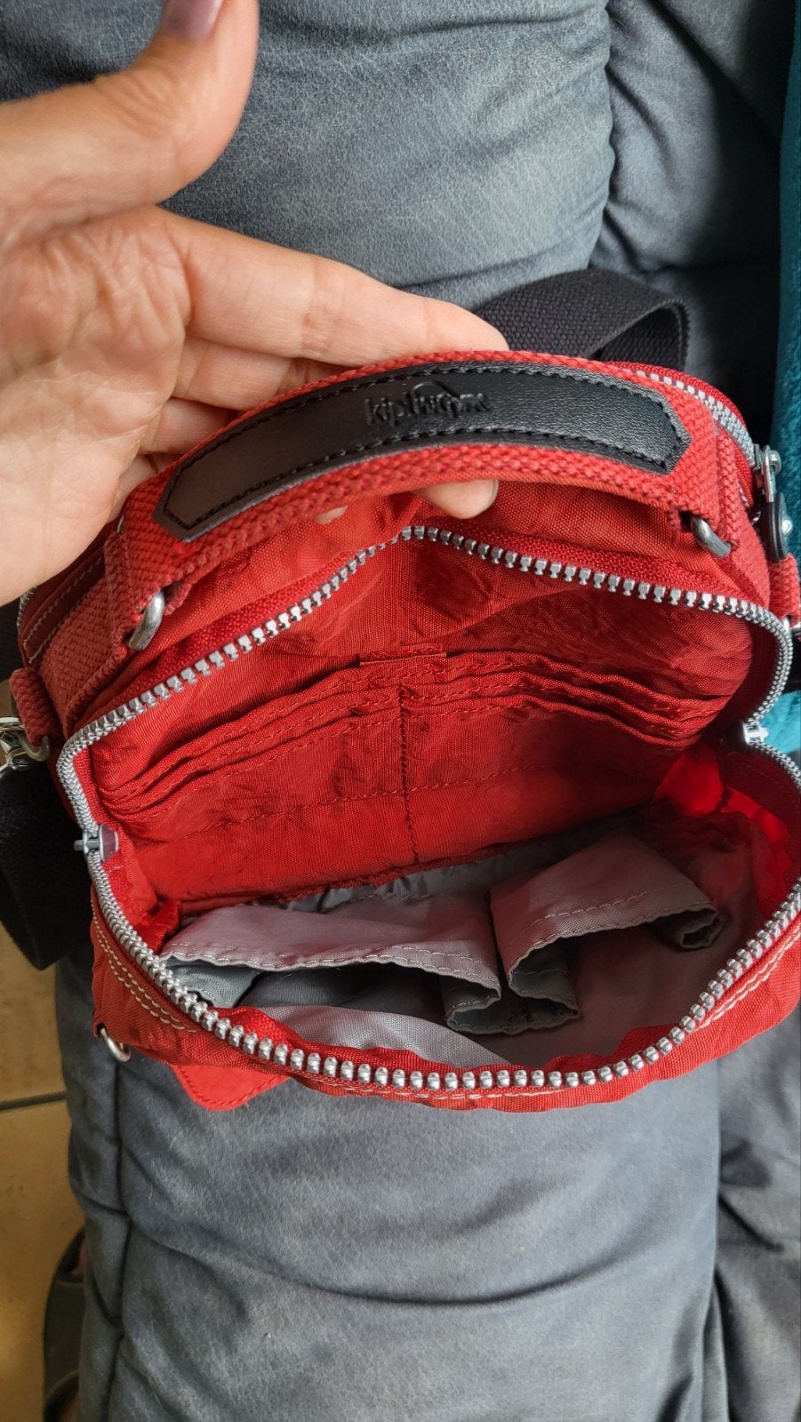 kipling tasje, Ophalen