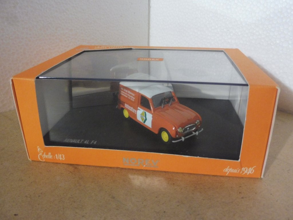 1:43 Norev 511011 Renault R4L F4 1965 Renault Motoculture, Enlèvement ou Envoi, Comme neuf, Voiture, Norev