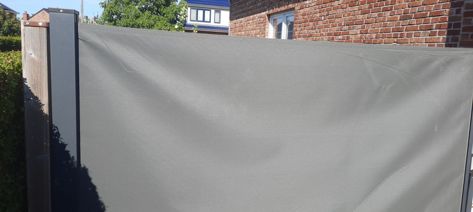 Windscherm antraciet, Tuin en Terras, Ophalen