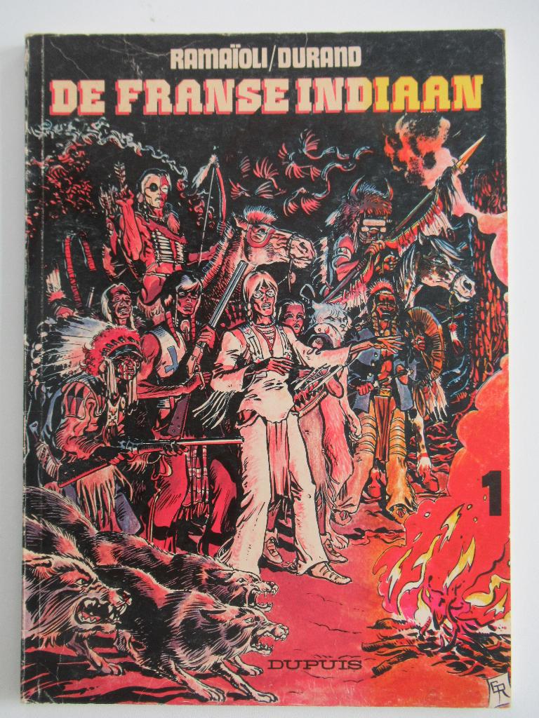 de franse indiaan...album nr.1.............1st, Boeken, Stripverhalen, Ophalen of Verzenden, Gelezen