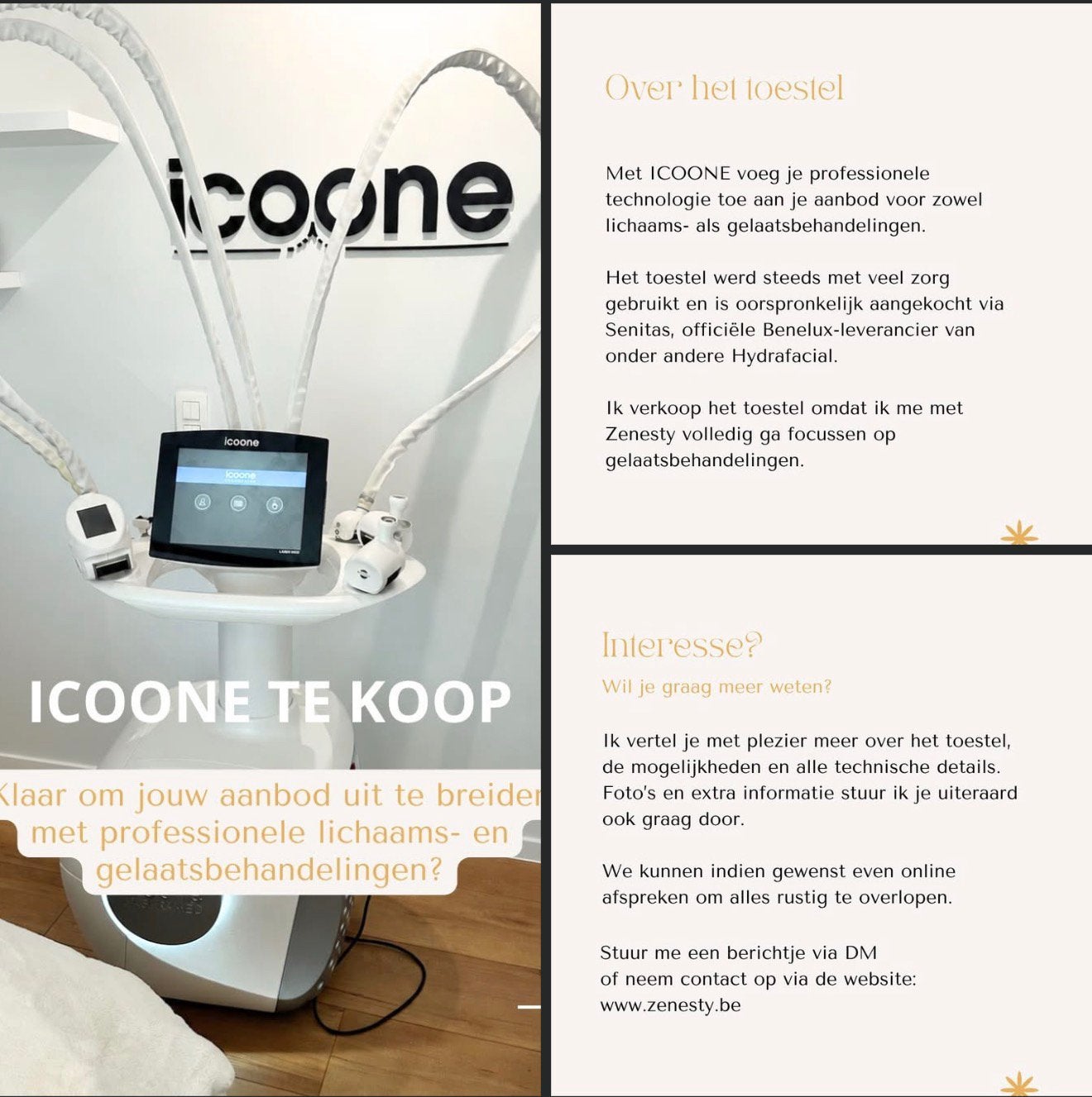 Icoone, Elektronische apparatuur, Ophalen, Zo goed als nieuw