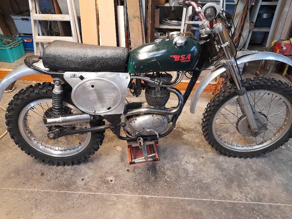 bsa oldtimers, Motoren, 400 cc, Occasion, Crossmotor, Handgeschakeld