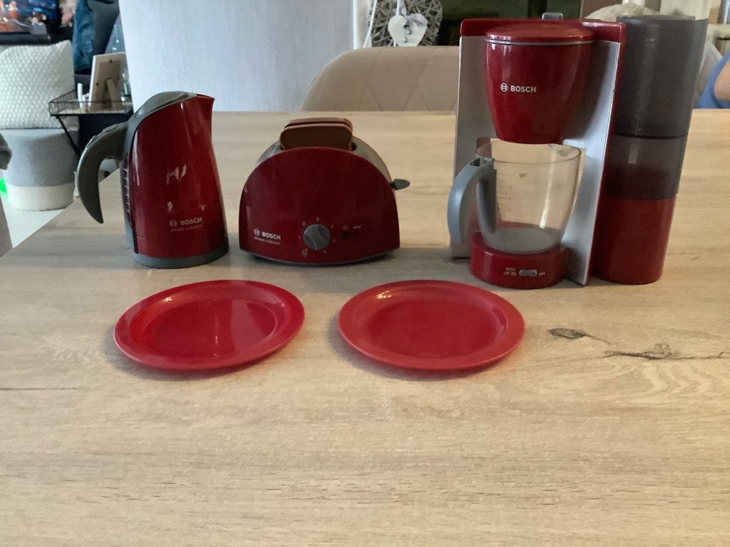 Set de jeu de cuisine Bosch en plastique, Enlèvement ou Envoi, Utilisé, Plastique, Accessoires de cuisine de jeu