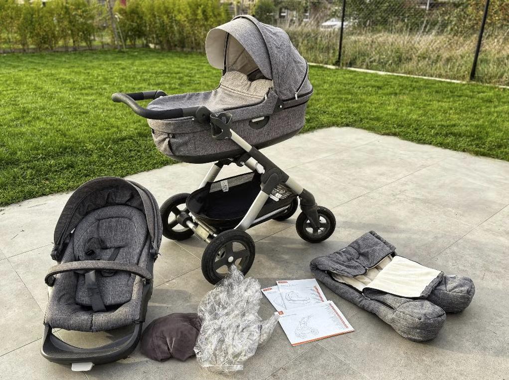Stokke trailz buggy, Ophalen, Zo goed als nieuw, Overige merken, Zonnekap
