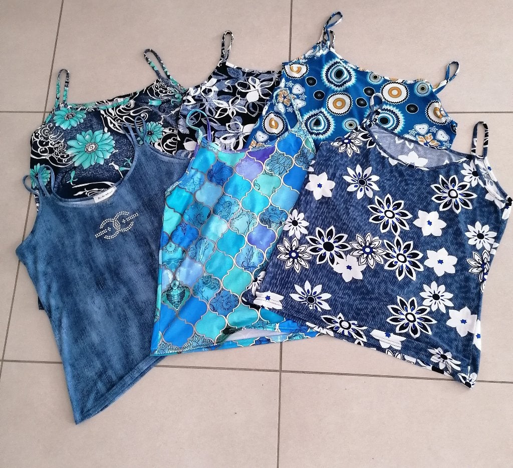 Zomer topjes, Kleding | Dames, Topjes, Ophalen, Zo goed als nieuw, Maat 38/40 (M)