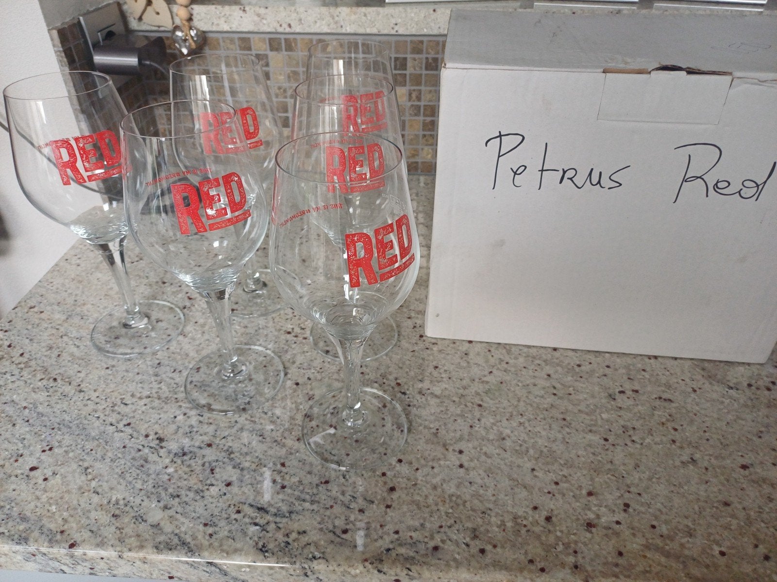 Petrus Red Glazen, Verzamelen, Ophalen of Verzenden