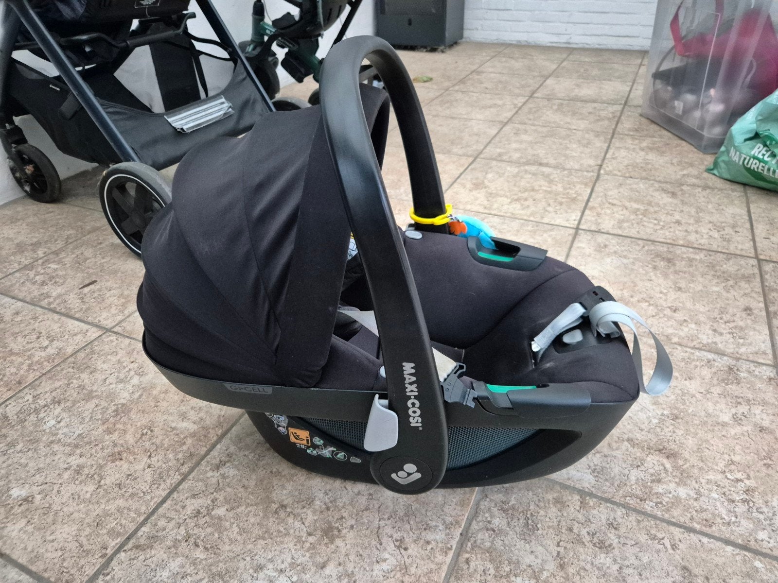 buggy + maxi cosi, Ophalen, Gebruikt, Maxi-Cosi, Verstelbare rugleuning