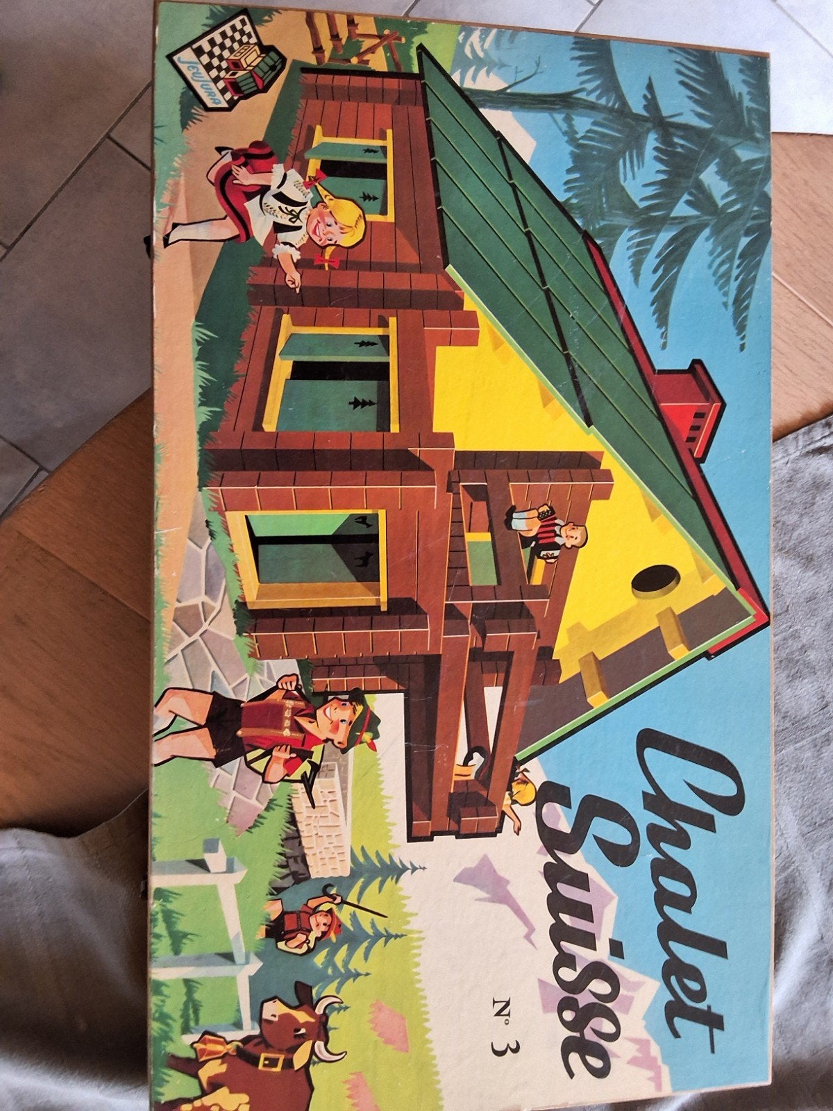 houten bouwdoos jeujura nr 3, Ophalen