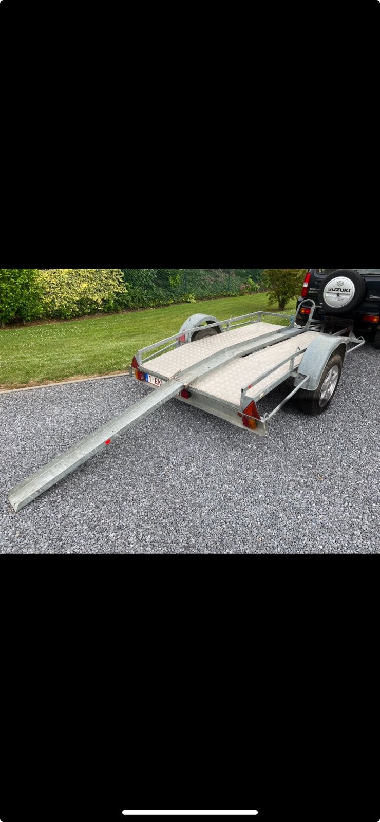 Remorque moto quad, Ophalen, Gebruikt