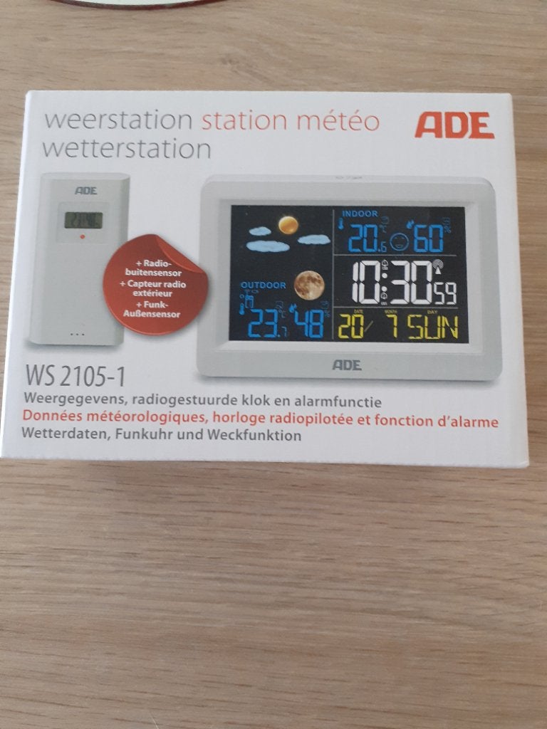 Weerstation, Audio, Tv en Foto, Weerstations en Barometers, Ophalen, Nieuw, Weerstation