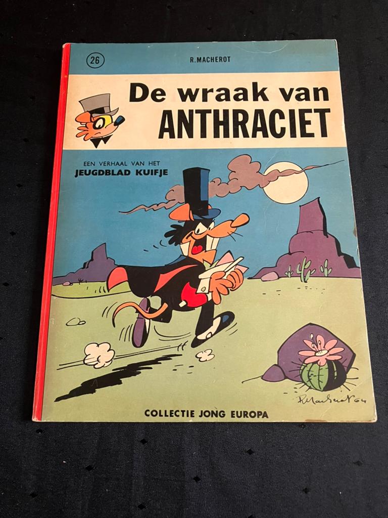 Chloropyl - De wraak van Anthraciet - 1e druk 1964 - Kuifje., Une BD, Enlèvement ou Envoi, Comme neuf